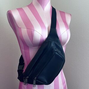 Stylish Black Belt Bag
